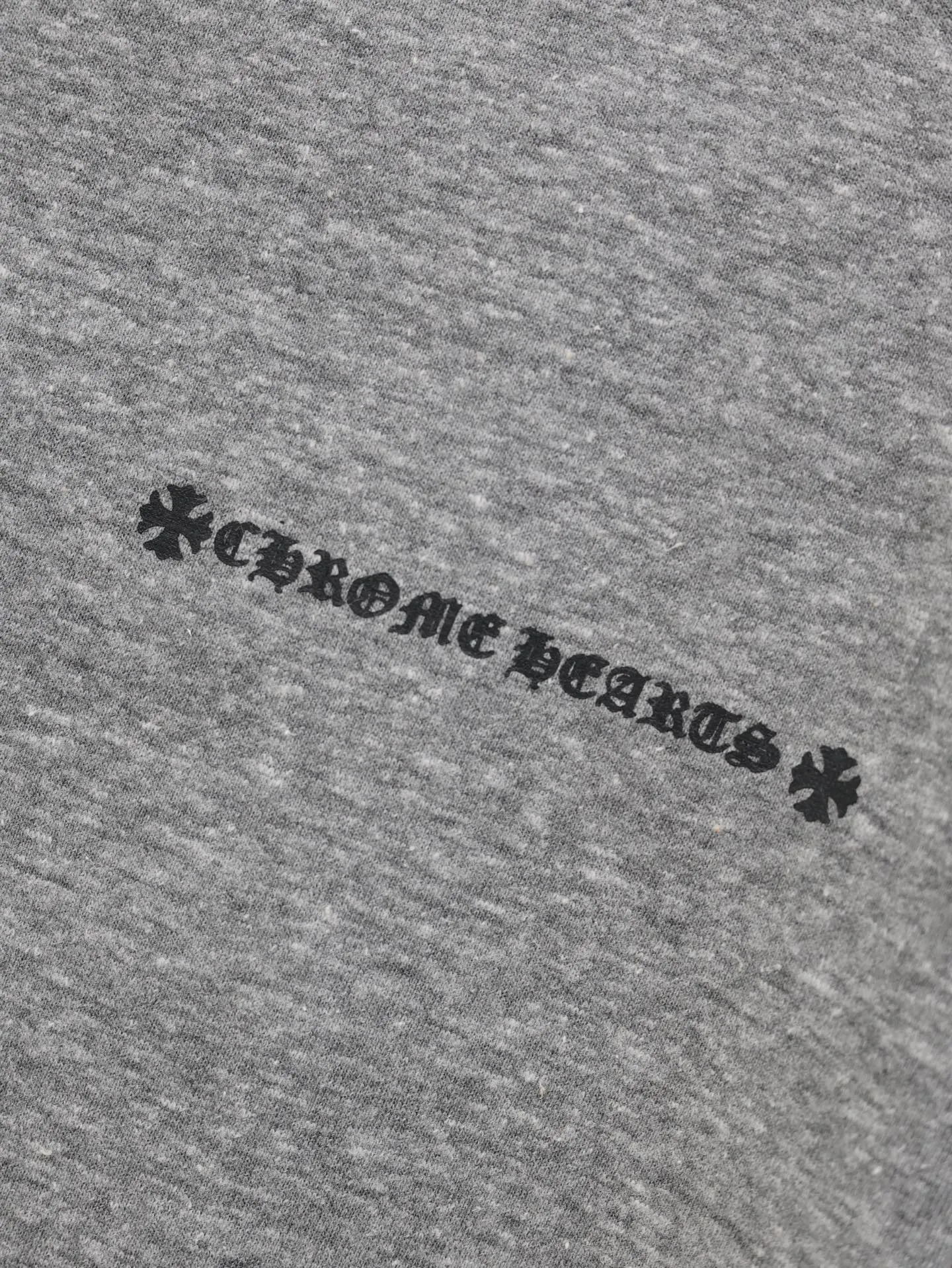 🅿️290 Chrome Heart*/Chrome Heart Ch floral gray sword short-sleeved T-shirt YB custom-dyed floral gray 26 weave 200g Gray fabric is extremely expensive and there is no current fabric in the market. Printing uses a variety of printing techniques. Customized accessories Size: S/M/L
